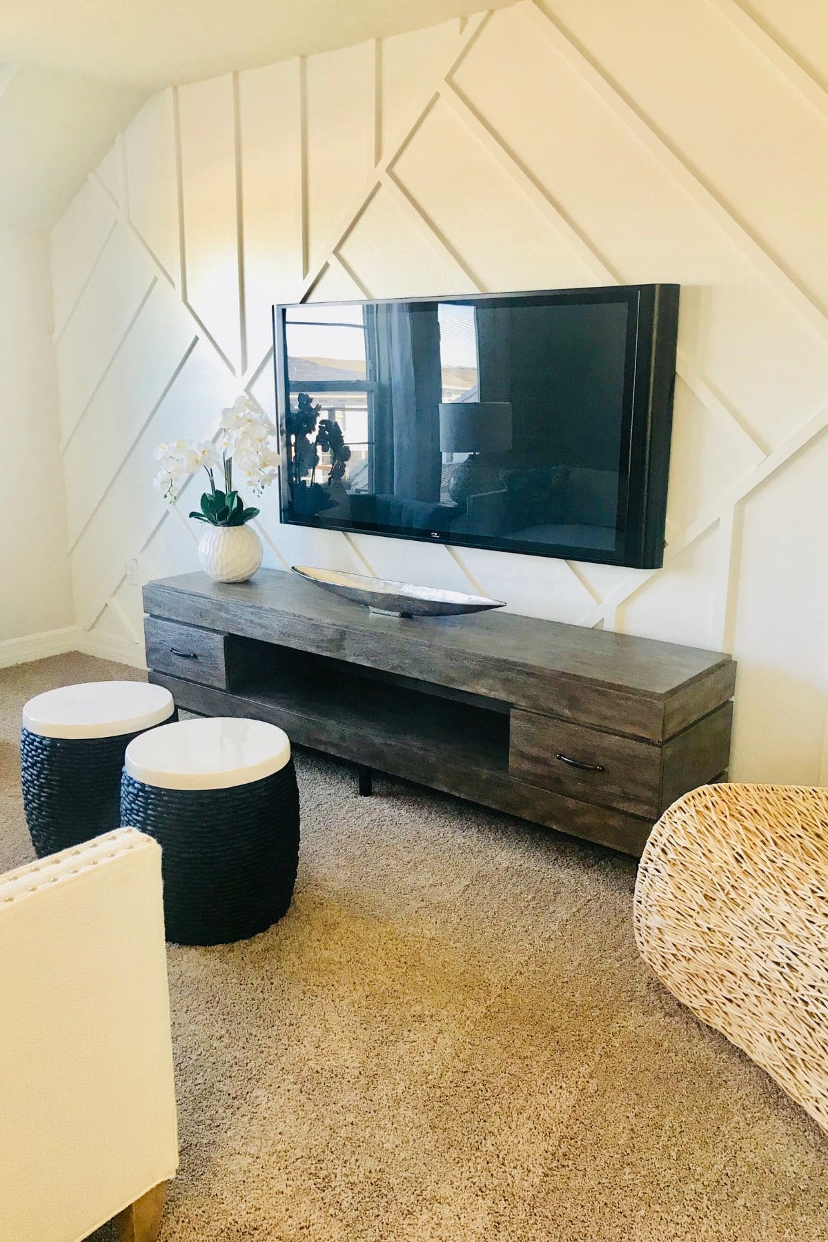 Favorite Accent Wall Decor to Hide a TV - A Beautiful Mess