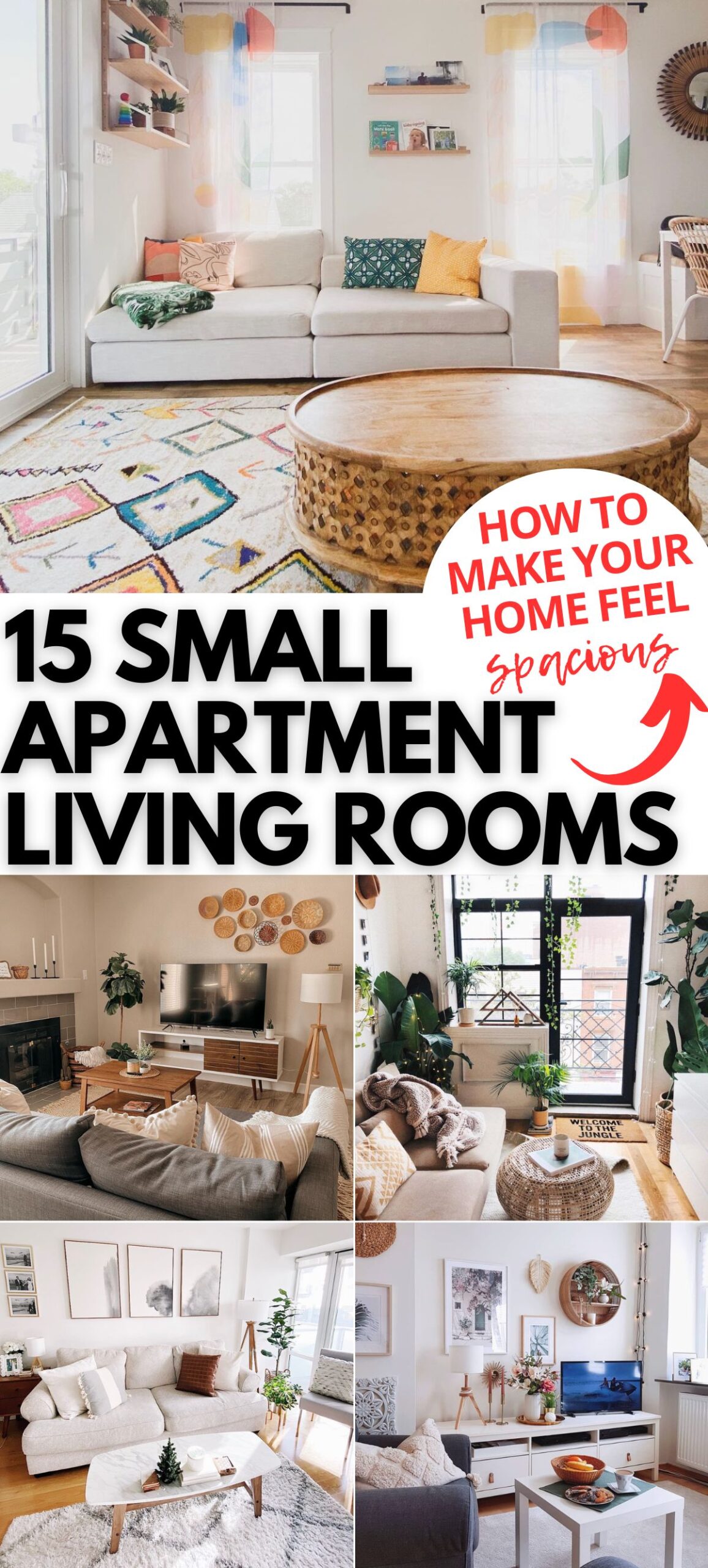 15 Small Apartment Living Room Ideas: How to Make Your Home Feel Spacious