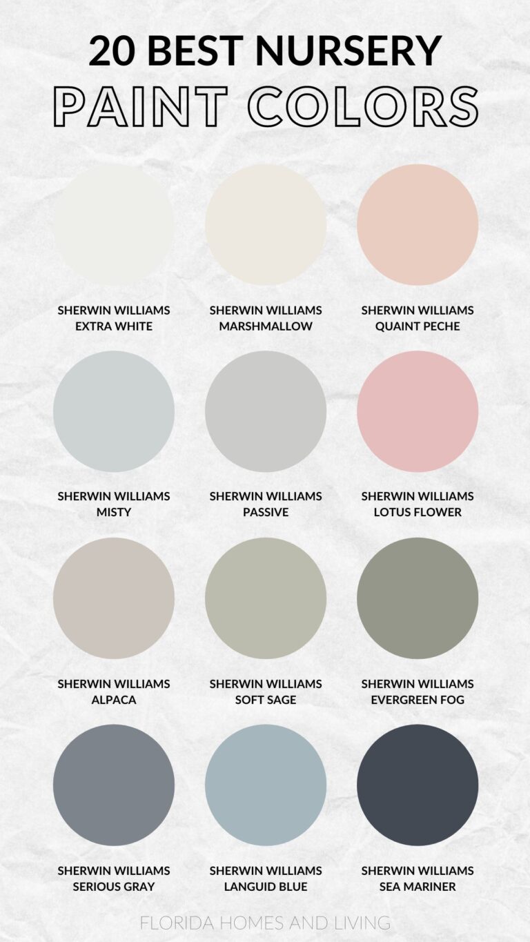 20 Best Nursery Paint Colors | Florida Homes and Living