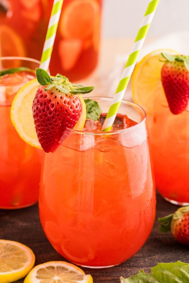 Strawberry Basil Lemonade